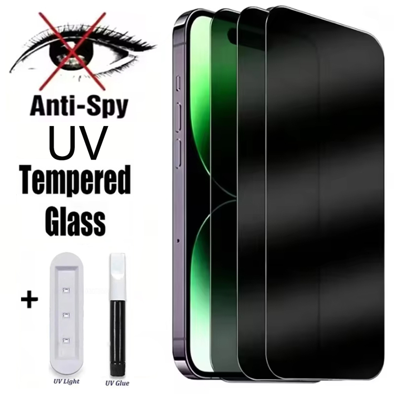 Huawei Pura 70 - Verre trempé anti-espion avec colle UV