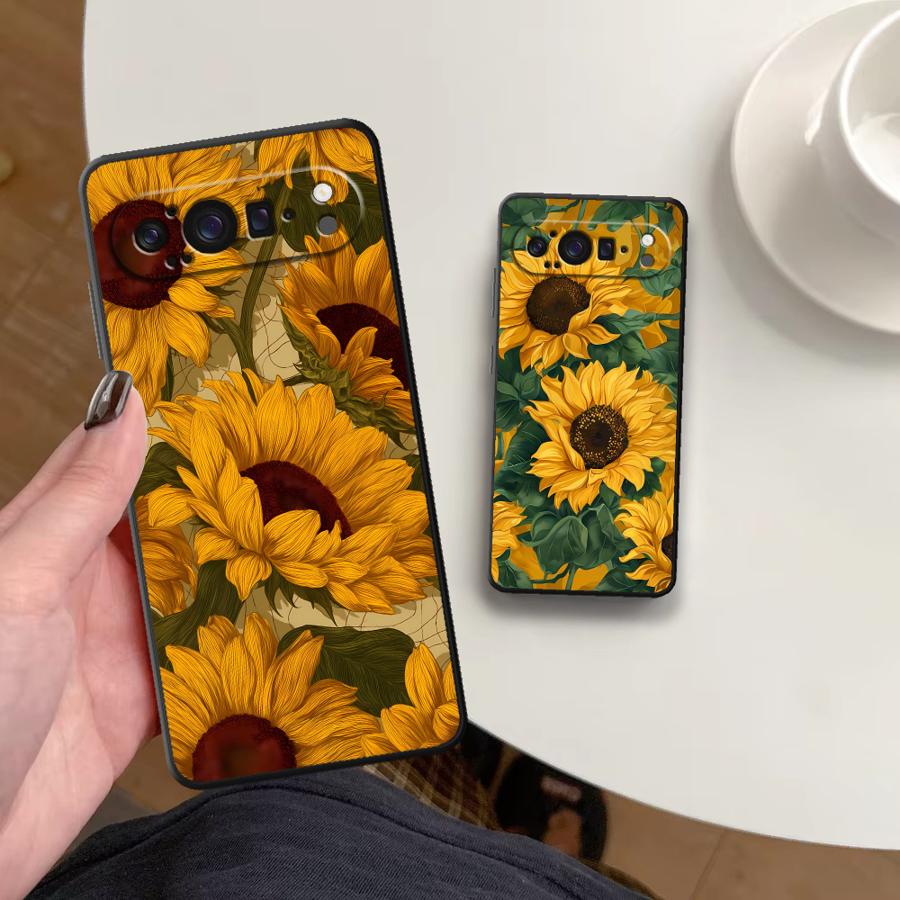Google Pixel 9 Pro - Coque de téléphone Sunflower Sea Funda