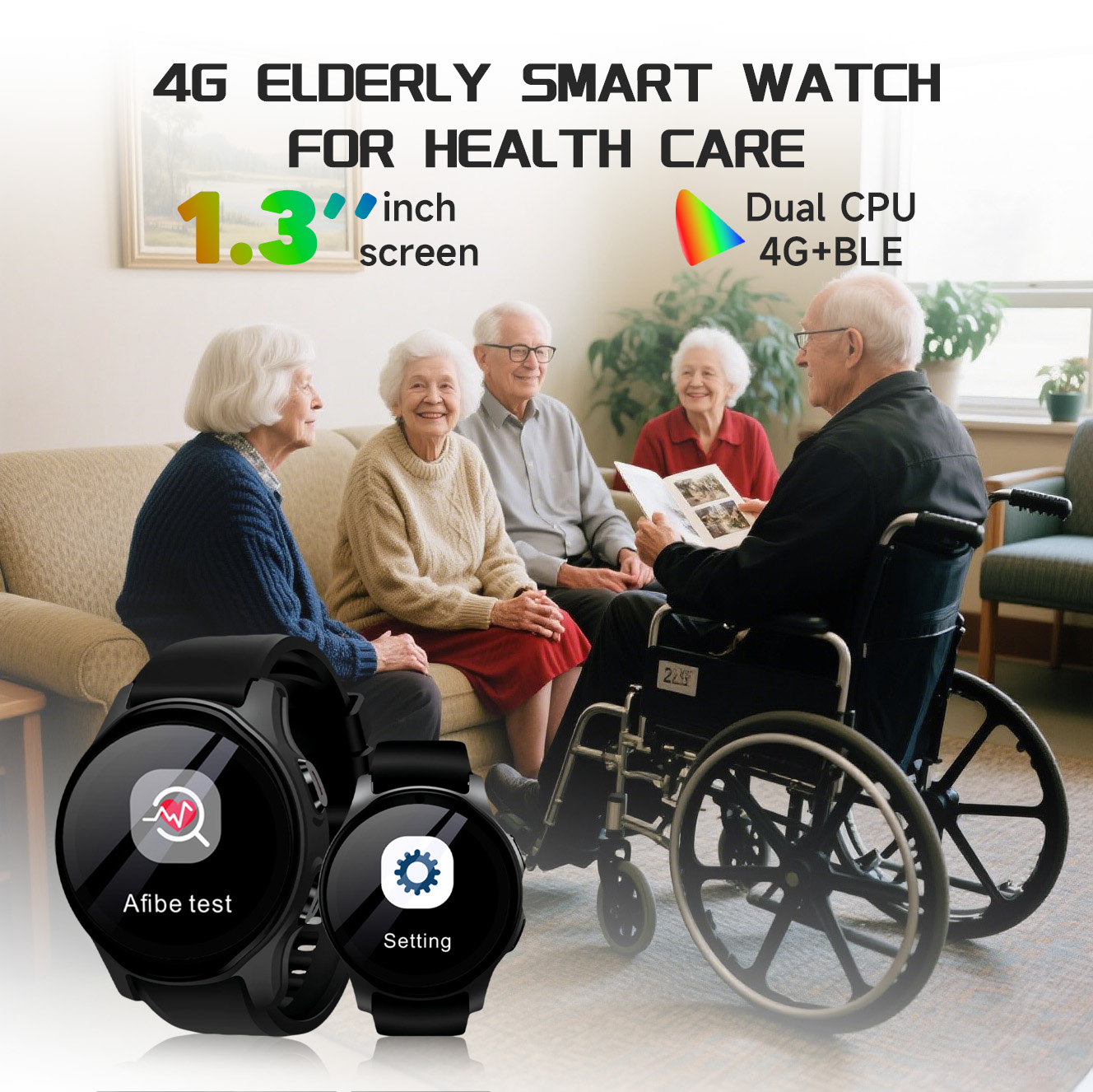 Nouvelle montre connectée GPS  - Fall Detection Watch avis et prix