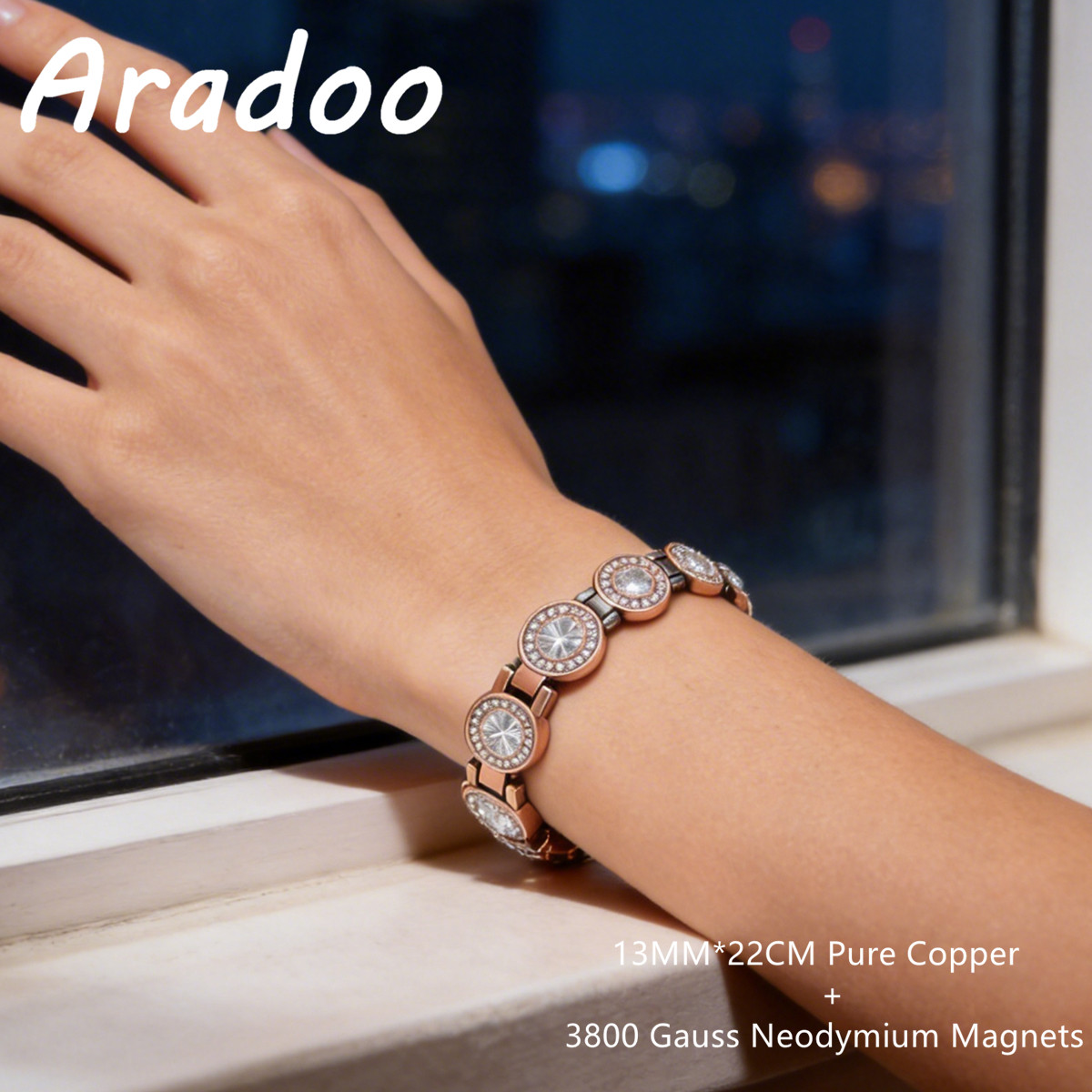 ARADOO Bracelet en cristal mag - Meditation Headband Eeg avis et prix